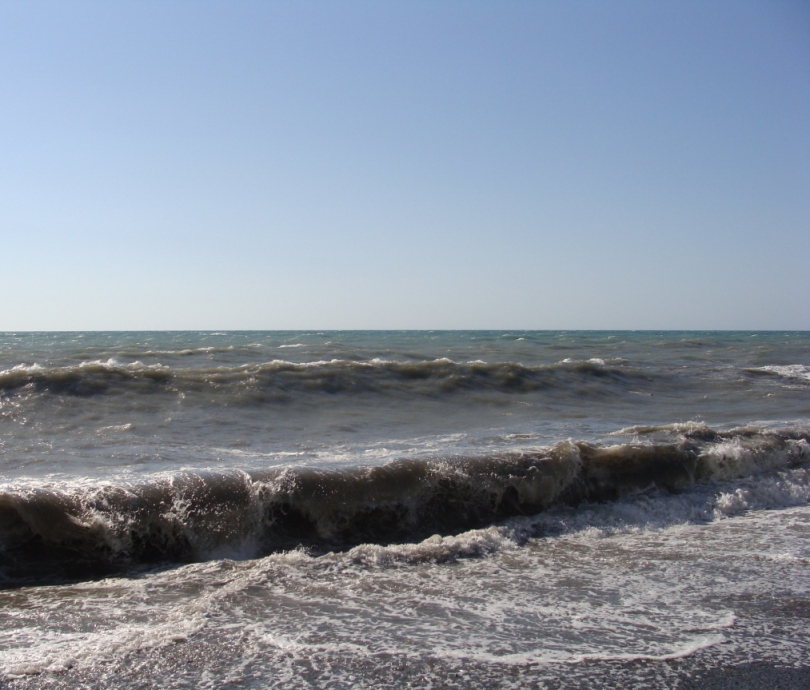 охуенный пейзаж волны Чёрного моря